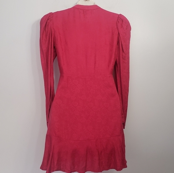 RAHI fuschia Sophie medina jacquard mini dress size S - Picture 8 of 12
